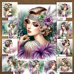 Festive Art Deco Ladies 1