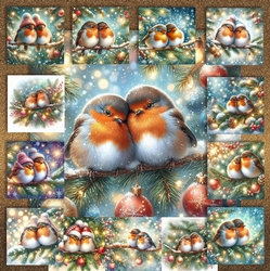  Christmas Robins
