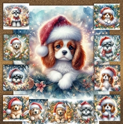 Festive Snow Forest Pups 8
