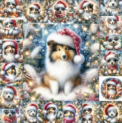 Festive Snow Forest Pups 13