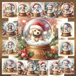 Snow Globe Pups