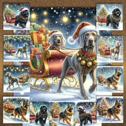 Jingle Bell Sleigh Dogs 1