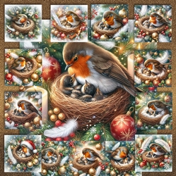 Christmas Mother Robin 