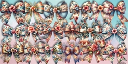 Floral Bow Clip Art