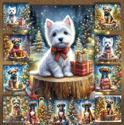 Christmas Tree Stump Pups 7