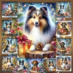Christmas Tree Stump Pups 13