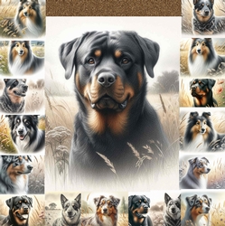 Pencil Portrait Dogs 14