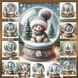 Snow Globe Bears 2