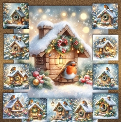 Christmas Robin House