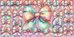 Pastel Polka Dot Bows 