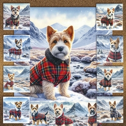 Highland Winter Walk Dogs 6