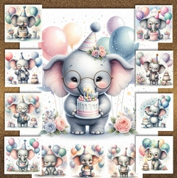 Birthday Elephants 