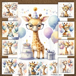 Birthday Giraffes