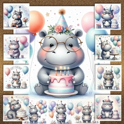 Birthday Hippo