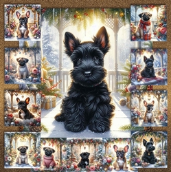 Christmas Gazebo Pups 10