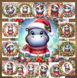 Christmas Hippo