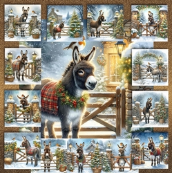 Christmas Donkey Gate