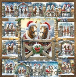Christmas Horse Gate