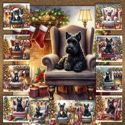 Christmas Chair Pups 6