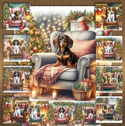 Christmas Chair Pups 13