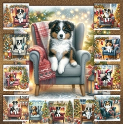 Christmas Chair Pups 14
