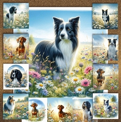 Summer Meadow Dogs 3