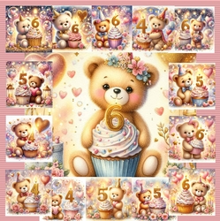 Birthday Cupcake Bears Ages 4 5 6