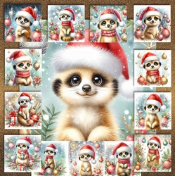 Christmas Meerkats