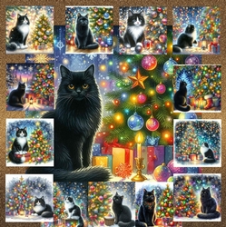 Christmas Tree Cats CUSTOMER REQUEST FOR ELAINE