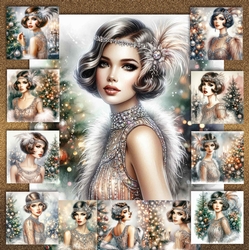 Christmas Flapper Girls 2