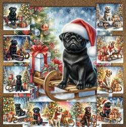Christmas Sleigh Dogs 5