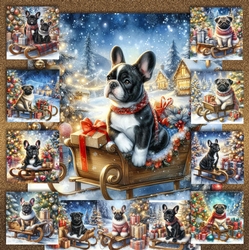 Christmas Sleigh Dogs 6