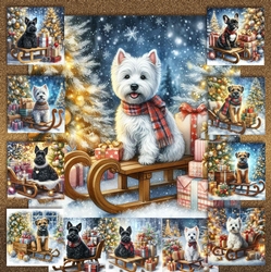 Christmas Sleigh Dogs 7