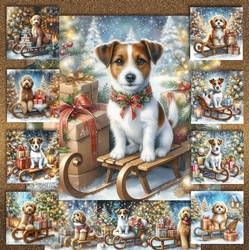 Christmas Sleigh Dogs 12