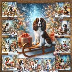 Christmas Sleigh Dogs 13