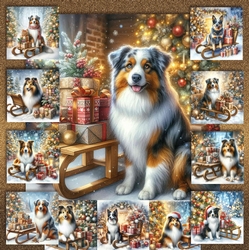 Christmas Sleigh Dogs 14