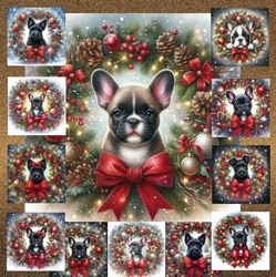 Christmas Wreath Pups 11