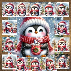 Festive Hot Chocolate Penguins 