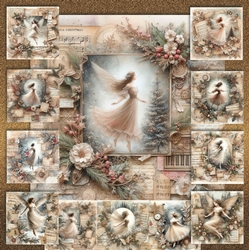 Junk Journel Christmas Fairy 