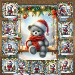 Christmas Swing Bear 1