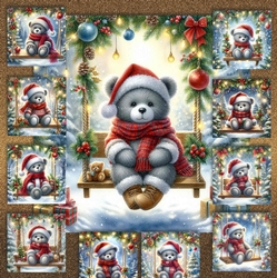 Christmas Swing Bear 2