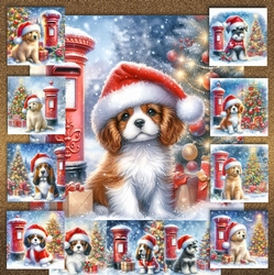 Christmas Post Box Pups 8