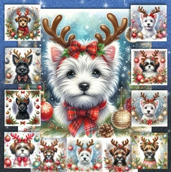 Christmas Antler Pups 8