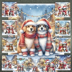 Christmas Street Dogs
