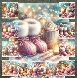 Comfy Cozy Christmas Slippers