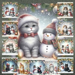 Snowman Cat 2