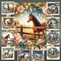 Floral Horse Gate 2