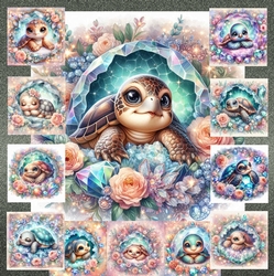 Floral Turtles