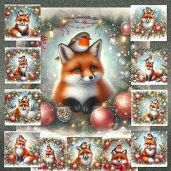 Festive Fox Robin 2