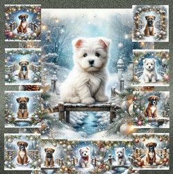  Christmas Snow Bridge Pups 7